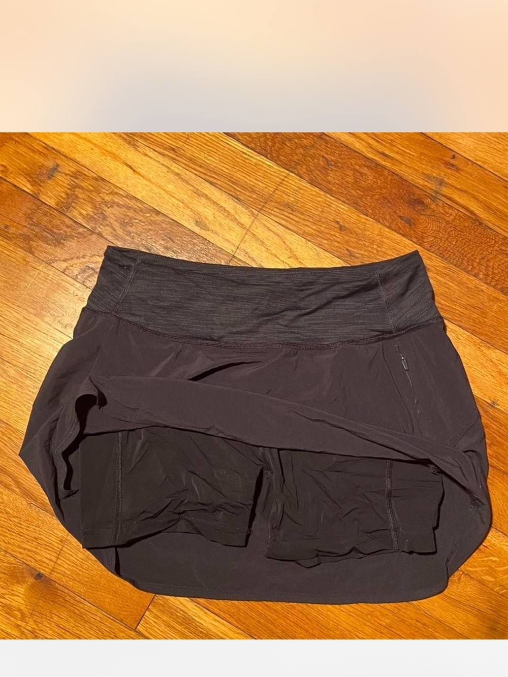 Outdoor Voices Black Active Skort with Built-In Shorts